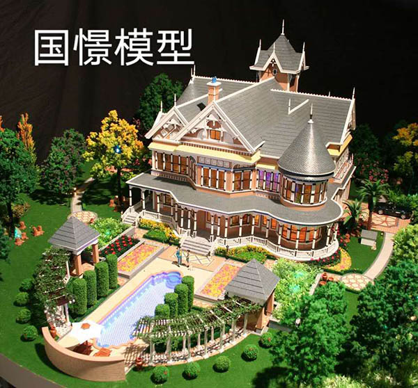 岚皋县建筑模型